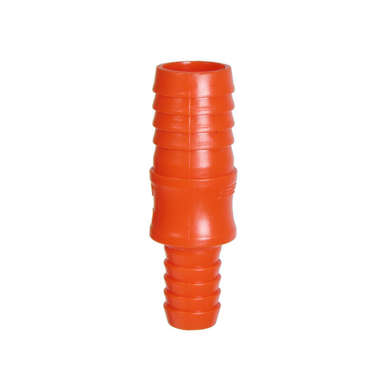 Соединитель для шлангов 3/4"-1/2"(20мм-15мм) пластик(оранжевый).