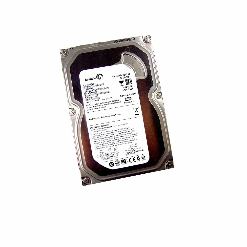 Винчестер SATA 80Gb Seagate Barracuda 7200.10 ST380815AS 9CY131-304