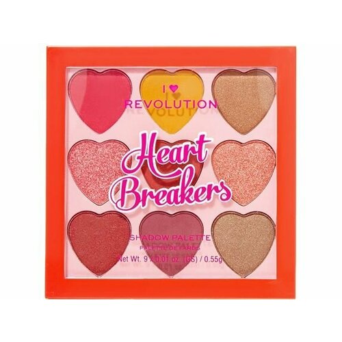 Палетка теней для I Heart Revolution HEART BREAKERS