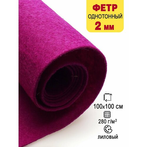 Фетр-войлок жесткий 2 мм для рукоделия 100х100 см 499₽