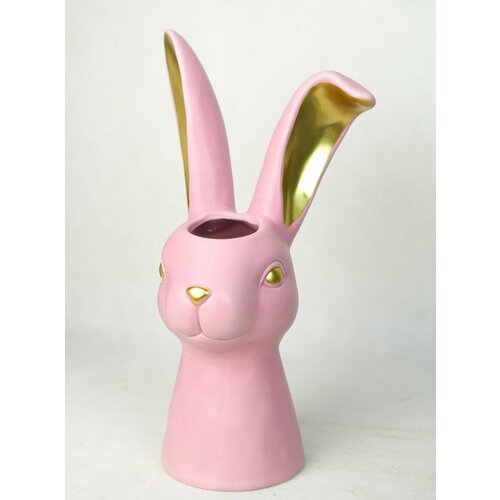 Ваза декоративная Розовый кролик высота 31 см Country Artists 6850₽