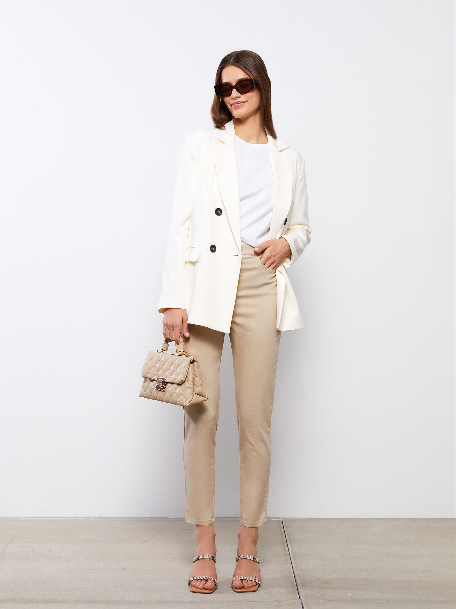 Брюки классические LC Waikiki, размер 38, beige