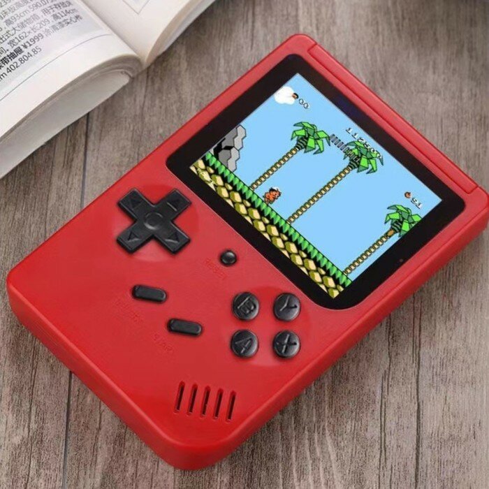 Игровая приставка 400 в 1, AV кабель, 8 бит, красная 9940434