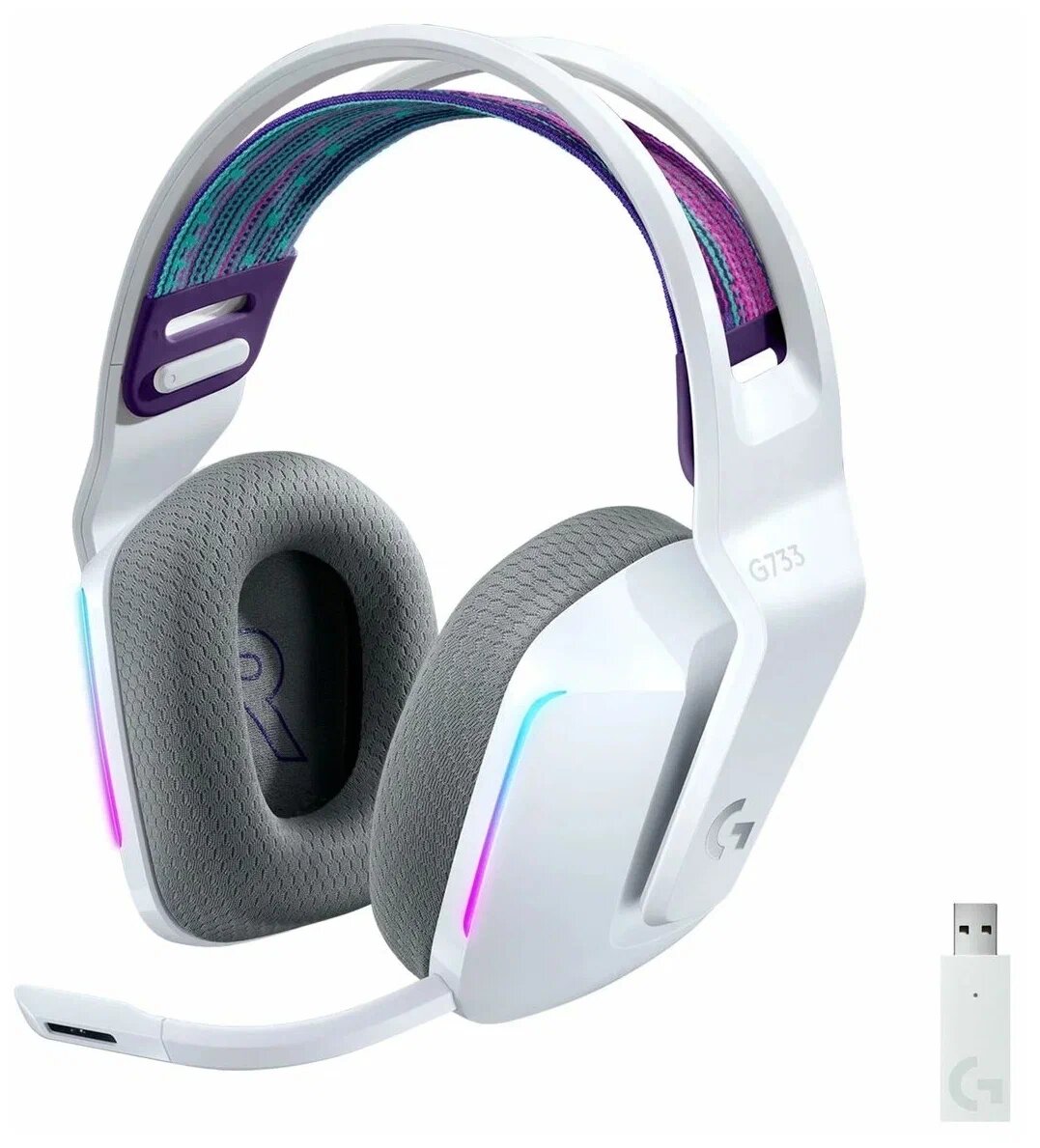 Logitech G G733 LightSpeed, white