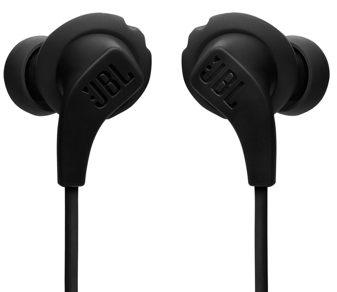 Спортивные беспроводные наушники с микрофоном JBL Run 2 Wireless BT, черный, USB Type-C, TWS Bluetooth гарнитура — фото 1