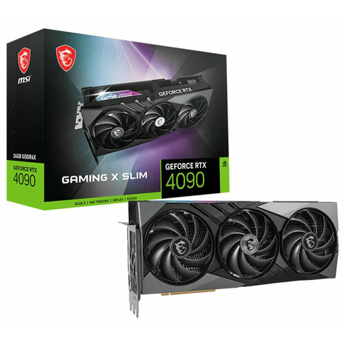 Видеокарта MSI GeForce RTX 4090 GAMING X SLIM 24G 358999₽