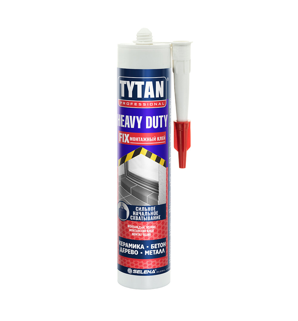 Клей монтажный каучуковый Tytan Professional Heavy Duty бежевый 310 мл