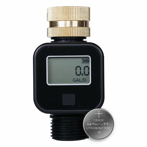 Цифровой расходомер воды MOES латунный Water flow meter 1770₽