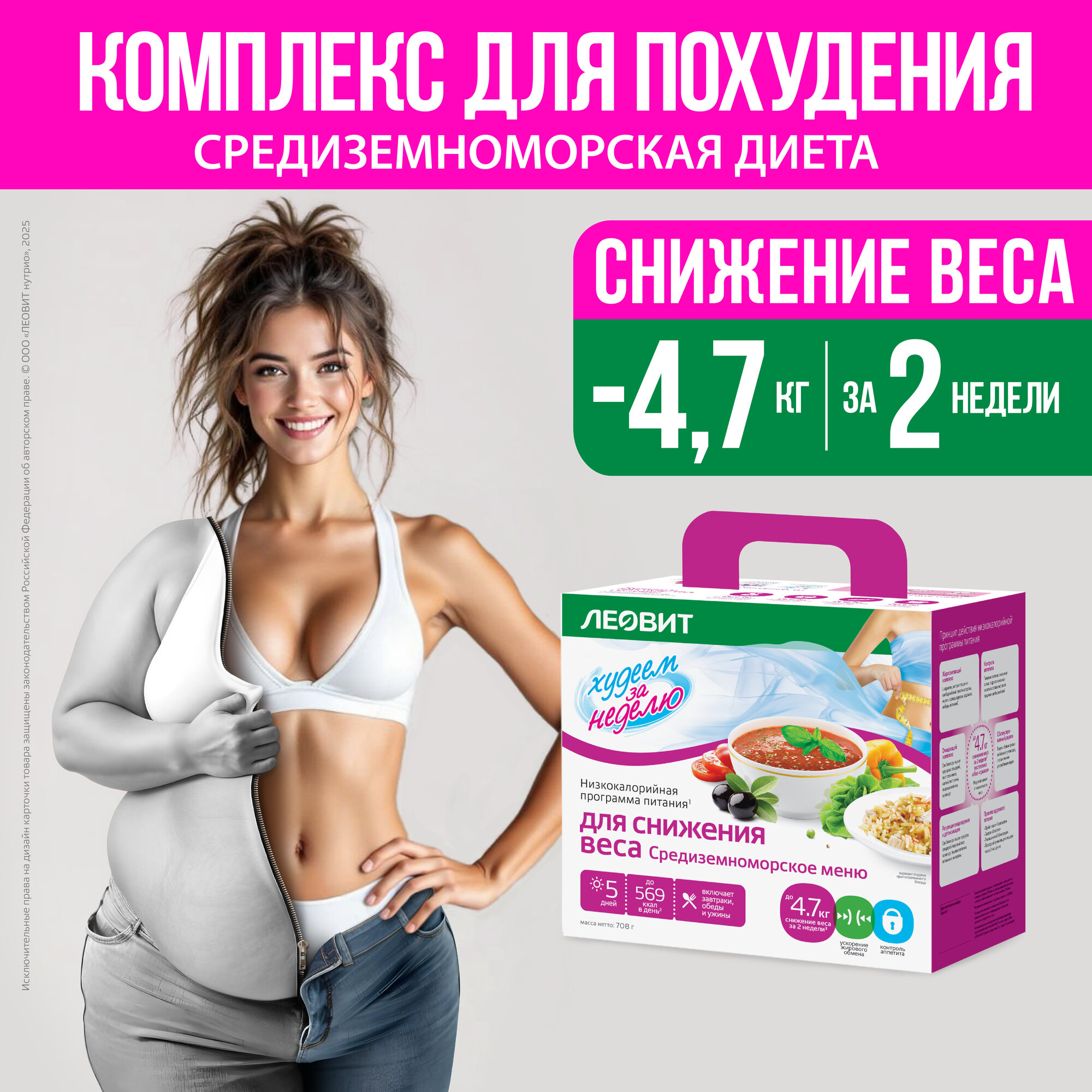 ЛЕОВИТ Худеем за неделю Программа питания Средиземноморское меню ...