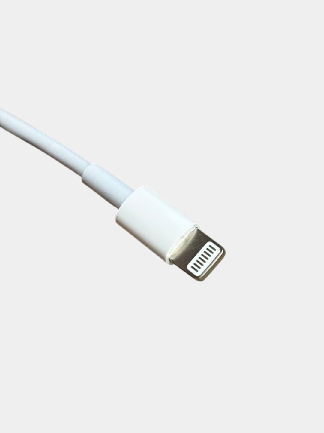 Кабель Apple USB-Lightning, для iPhone, синхронизация данных, зарядка, 1м, белый — фото 1