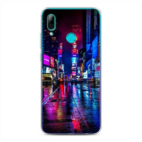 фото Силиконовый чехол "фиолетовая улица" на huawei p smart 2019 / хуавей п смарт 2019 case place