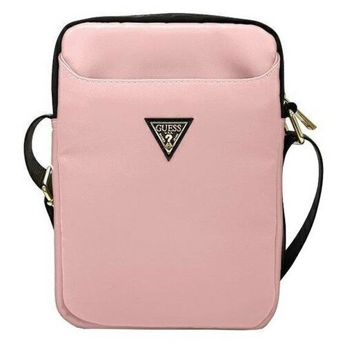 фото Сумка cg mobile guess nylon tablet bag with triangle metal logo для планшетов 8", цвет розовый (gutb8ntmllp)