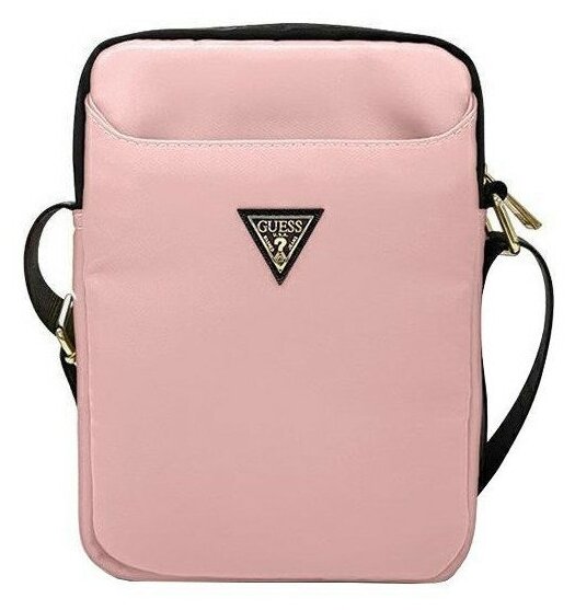 Сумка CG Mobile Guess Nylon Tablet bag with Triangle metal logo для планшетов 8", цвет Розовый (GUTB8NTMLLP)
