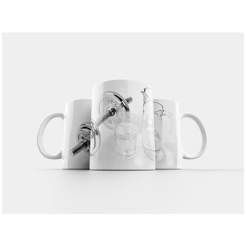 фото Кружка "фитнес, гантели, вода" 320 мл lotsprints