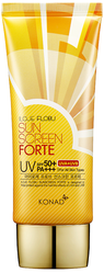 Konad ILOJE Flobu Sunscreen Forte Солнцезащитный корейский крем для лица и тела, SPF50+, PA+++, с алоэ вера и экстрактом зел чая, 70 мл