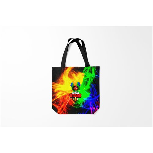 фото Сумка-шоппер / 40х40 см / геймерам / brawl stars leon burnettie