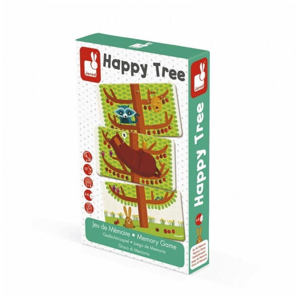 Настольная игра Janod Мемо Счастливое дерево (J02761) - фото №11