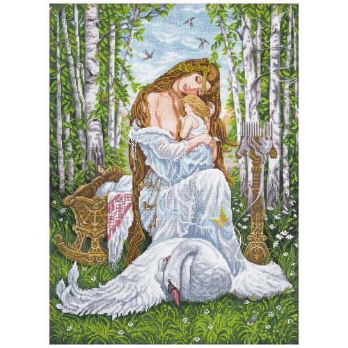 фото Набор для вышивания "panna" "золотая серия" so-1895 ( со-1895 ) "оберег лада" 32*43см