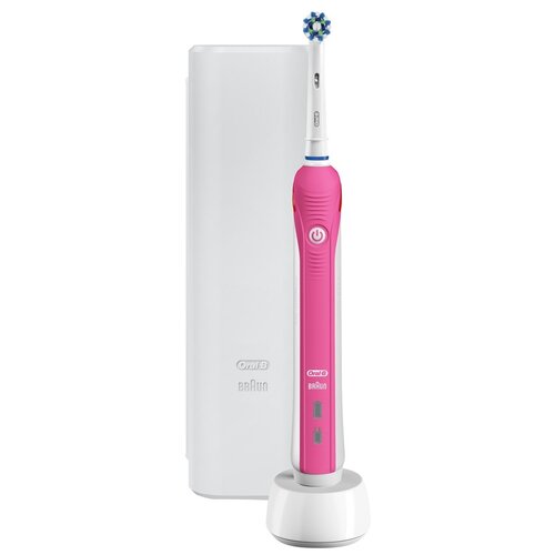 Электрическая зубная щетка Oral-B PRO 2 2500 D5015132X Cross Action тип 3766 с дорожным чехлом 714500₽