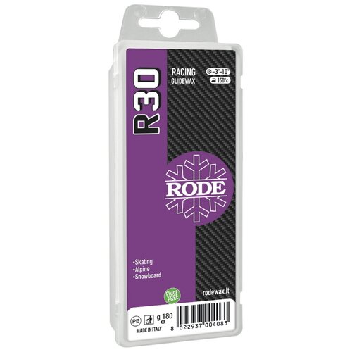 Парафин Rode R30-180 VIOLET, -3°/-10°С, фиолет., без фтора., 180г