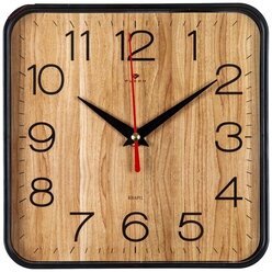 Часы настенные, серия: Классика, "Дерево", плавный ход, 19 х 19 см 9902017