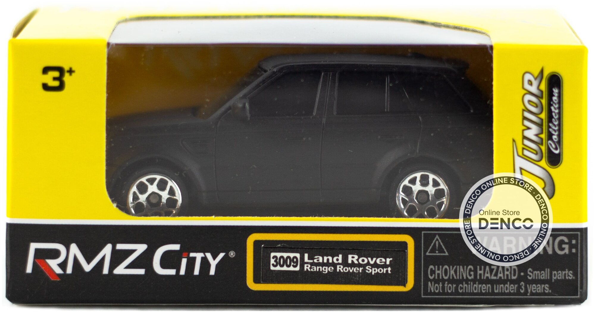 Игрушка Uni-Fortune, Машина металлическая 1:64 Land Rover Range Rover Sport, без механизмов черный матовый - фото №11