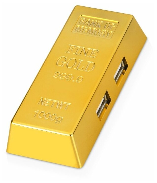 USB Hub «Слиток золота» на 4 порта