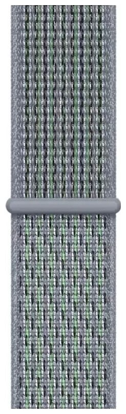 Ремешок нейлоновый Obsidian Mist Nike Sport Loop (Дымчатый серый) Apple Watch 40mm (38mm; 41mm) MGQH3ZM/A