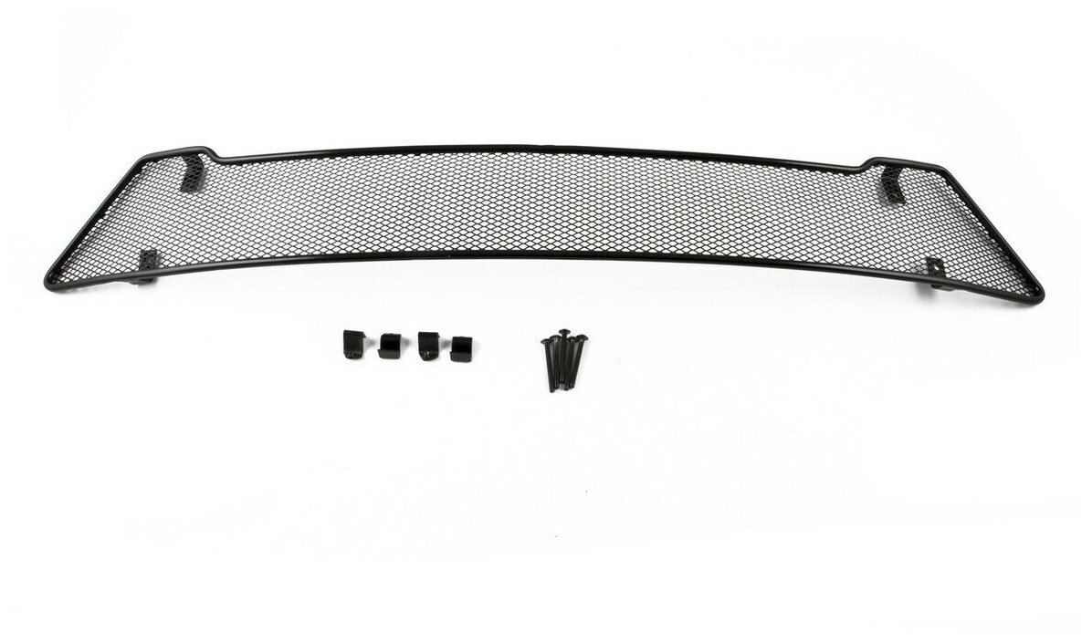 Сетка на бампер внешняя для LADA Vesta 2015-, черная, 10 мм