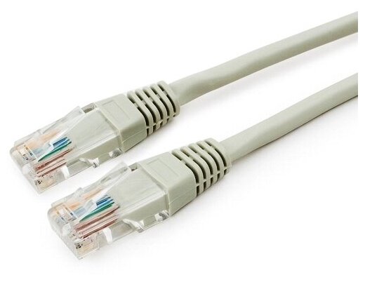 Патч-корд UTP CAT5e медный 30м Exegate EX282019RUS RJ-45 кабель - серый