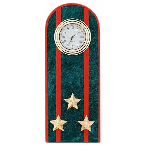 фото Уральский сувенир настольные часы "погон полковника полиции нового образца"