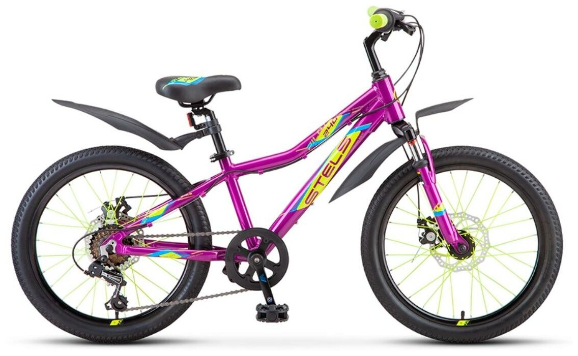 Велосипед горный детский Stels 20" Pilot 240 MD V010 LU095869 пурпурный рама 11", колеса 20"