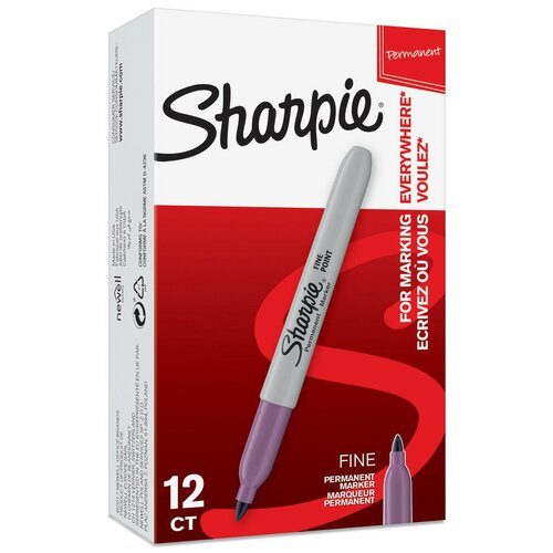 Маркер перманентный Paper Mate Fine 2025039 Sharpie сиреневый