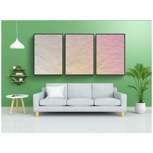 фото Набор модулных постеров для интерьера "мятая бумага для цифровой, задний план, шаблон" 60x90 см. в тубусе, без рамки lotsprints