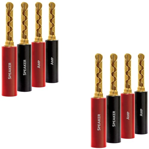 Разъем Банана Audioquest SureGrip100 BFA/Banana Gold (Set of 8) разъем банана audioquest suregrip100 bfa banana gold set of 8