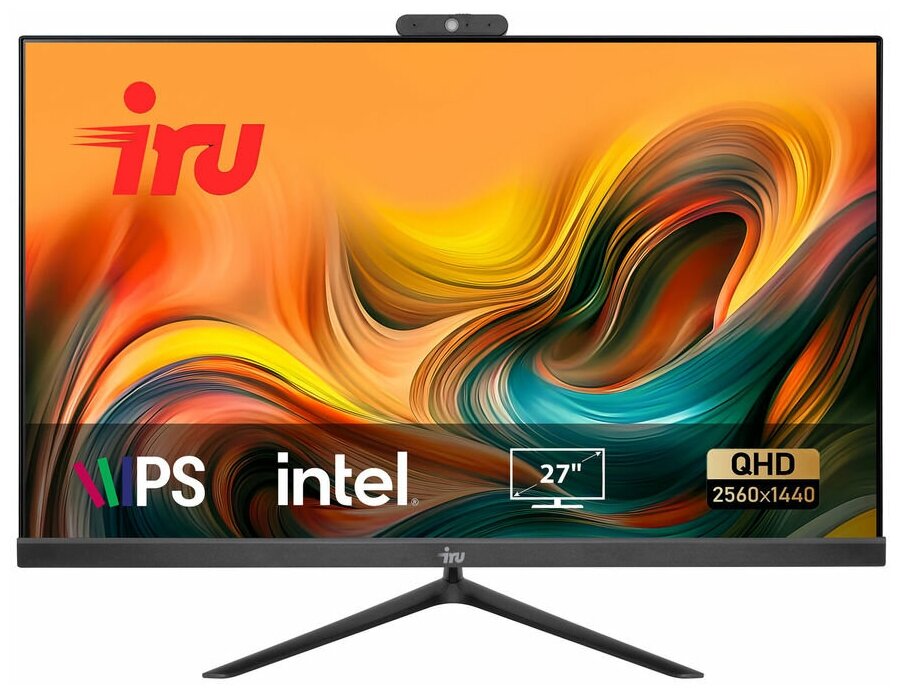 Моноблок iRU Office 27IH5P2K 27" Intel Core i5 11400 16ГБ 1ТБ SSD Intel UHD Graphics 730 Free DOS черный [1865034]