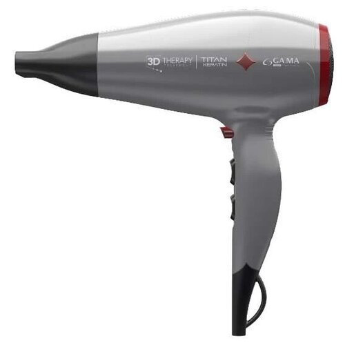 Фен GAMA DIAMOND 3D TITAN KERATIN серый 517000₽