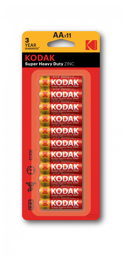 Батарейка Kodak Super Heavy Duty AA, 11 шт.