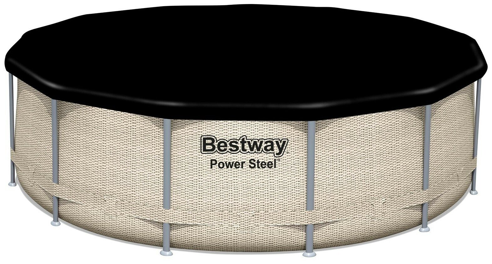 Bestway 5614V(396x107) фильтр,лестница,тент,навес Каркасный бассейн Power Steel - фотография № 4