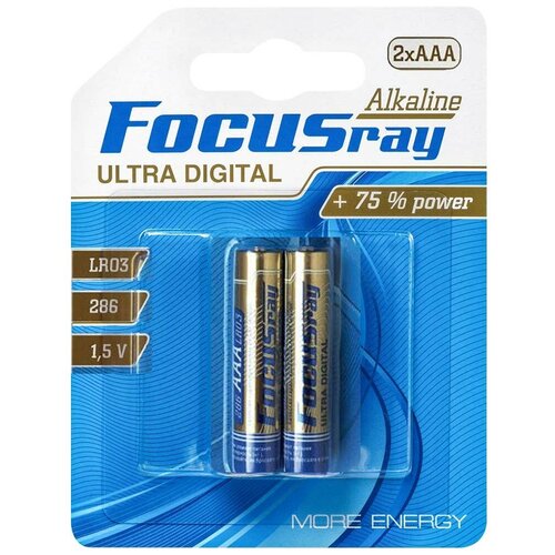 Батарейки FOCUSray ULTRA DIGITAL LR03/BL2 2/24/288