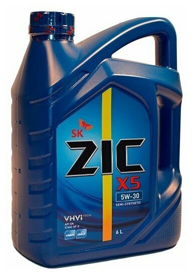 Моторное масло Zic X5 5W30 6л 172621