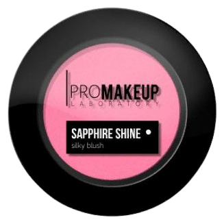 ProMAKEUP Laboratory Румяна Sapphire Shine шелковистые с сияющим эффектом, 03 hot pink/ярко-розовый