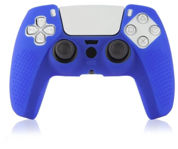 Силиконовый защитный чехол для контроллера Dualsense PS5, синий