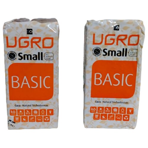 Кокосовый субстрат Ugro Small 11л (2шт в комплекте) не требует промывки