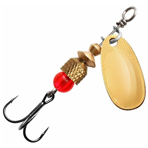 Блесна-вертушка для рыбалки AQUA ESTI ROCKET-1 4,0g, золото, 1 штука