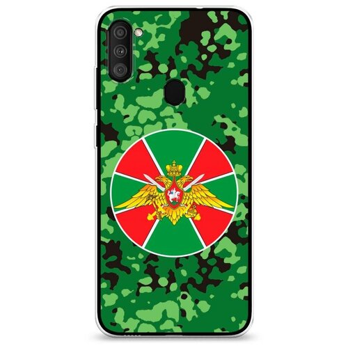 фото Силиконовый чехол "пограничные войска зеленый камуфляж" на samsung galaxy a11 / самсунг галакси а11 case place