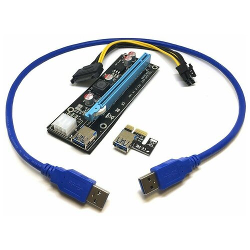 Аксессуар Адаптер Espada USB Riser Card PCI-E x1 Male to PCI-E x16 Female EPCIekit\ver009S