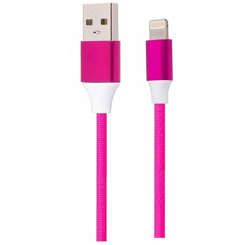 Кабель USB - Apple lightning Kurato RORI-L220, 100 см Розовый