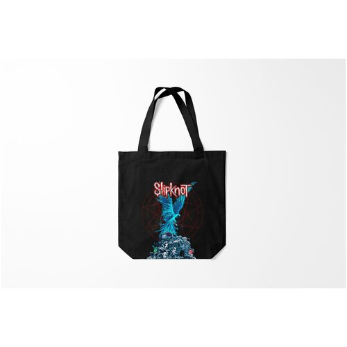 фото Сумка-шоппер / 40х40 см / птицы / орлы орел группа slipknot burnettie