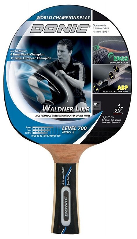 Ракетка для настольного тенниса Donic Waldner 700 754872, CV